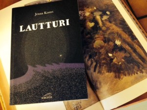 Lautturin alla Gallen-Kallelan "Lumpeihin hukkunut" Kantelettaren juhlapainoksesta.